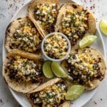 Creamy Street Corn Beef Tacos Recipe