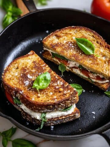 Vegan Herbed Ricotta Grilled Cheese Recipe