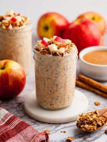 Apple Cinnamon Overnight Oats Recipe