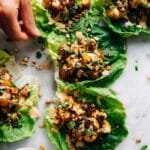 Roasted Cauliflower Lettuce Wraps with Korean BBQ-Inspired Sauce Recipe