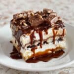 Frozen Caramel Toffee Ice Cream Sandwich Dessert Recipe