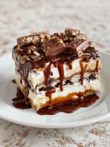 Frozen Caramel Toffee Ice Cream Sandwich Dessert Recipe