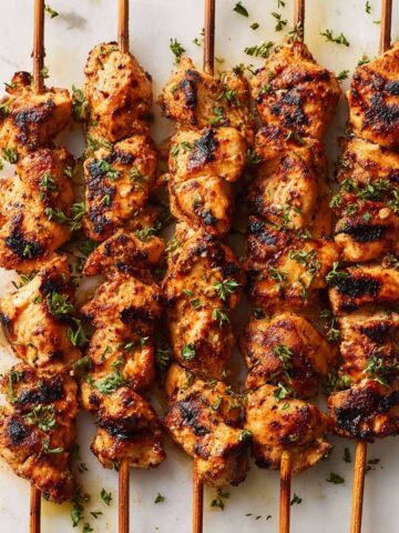 Juicy Chicken Kebab Recipe with Yogurt Marinade (Grill, Oven or BBQ) Recipe