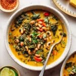 Creamy Curried Black Eyed Pea Soup (Vegan, 1 Pot!) Recipe