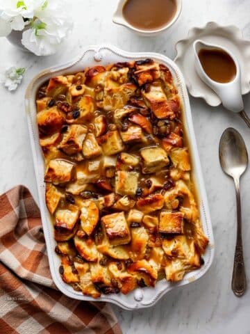 Bread Pudding with Butter Rum Sauce Recipe
