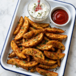 Crispy Parmesan Potato Wedges Recipe