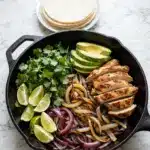 Grilled Chicken Fajitas with Roasted Peppers and Onions Recipe