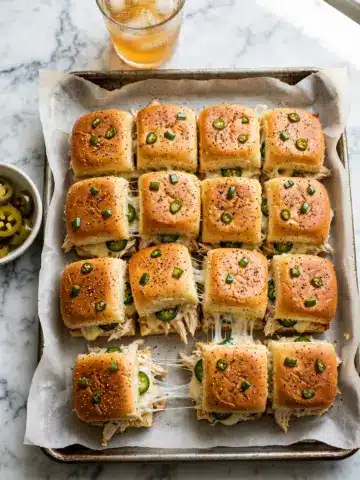 Buffalo Chicken Dip Sliders Recipe