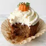 Pumpkin Cupcakes with Cream Cheese Frosting Recipe