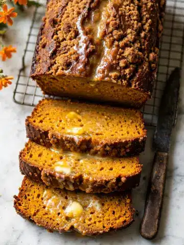 Cream Cheese Swirled Cinnamon Pumpkin Butter Bread Recipe