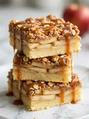 Salted Caramel Apple Pie Bars Recipe
