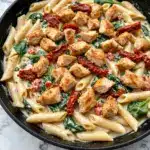 Creamy Tuscan Chicken Pasta Recipe