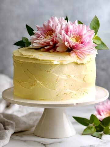 My Best Vanilla Cake - Moist and Fluffy with Classic Buttercream Frosting Recipe