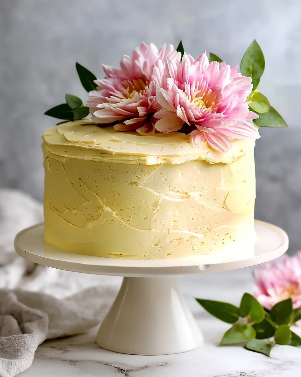 My Best Vanilla Cake – Moist, Fluffy & Classic Buttercream