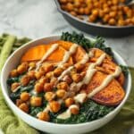 Sweet Potato Chickpea Buddha Bowl Recipe