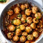 Salisbury Steak Meatballs (Instant Pot, Stove Top, Slow Cooker) Recipe