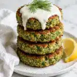 Easy Zucchini Quinoa Fritters with Dill and Lemon Recipe
