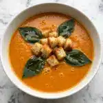 Pumpkin Tomato Soup with Crispy Sage Butter Recipe